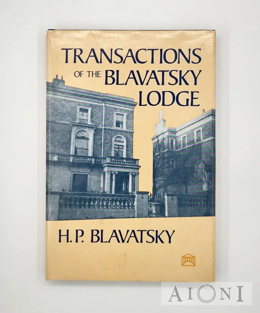 Transactions Of The Blavatsky Lodge Kirjat