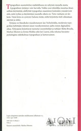 Typografia – Kieltä vai visuaalisuutta - Kirjat