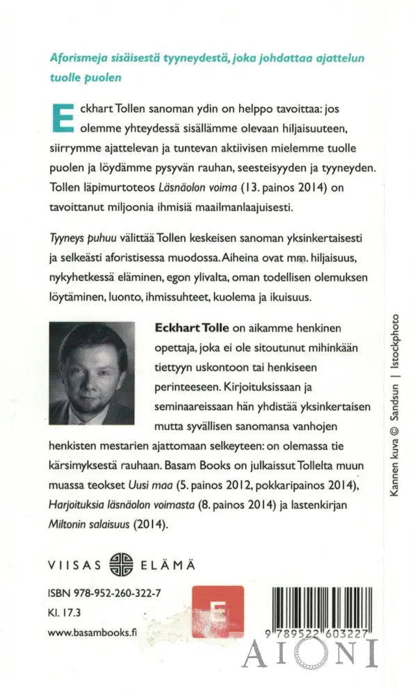 Tyyneys puhuu Kirjat