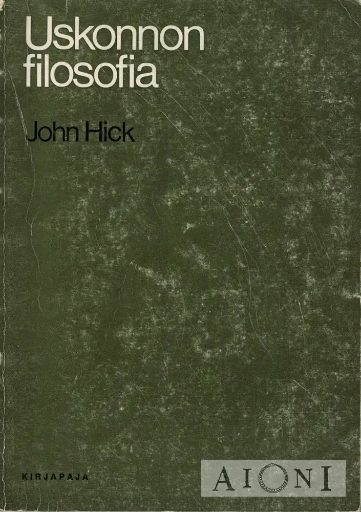 Uskonnonfilosofia Kirjat