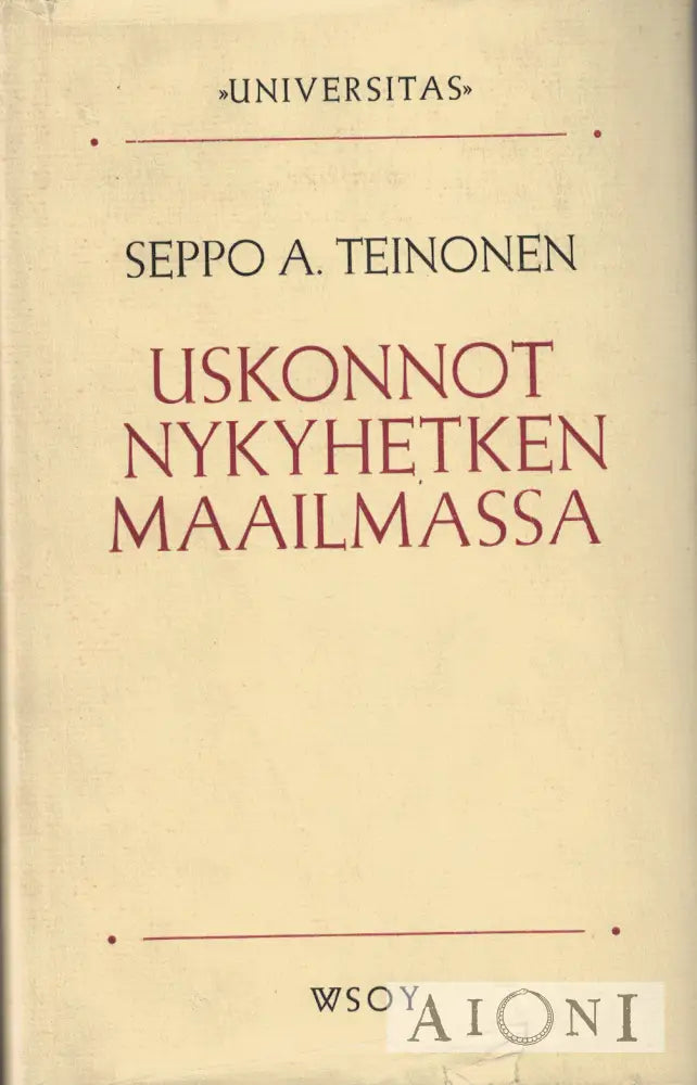 Uskonnot nykyhetken maailmassa Kirjat
