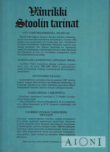 Vänrikki Stoolin tarinat Kirjat