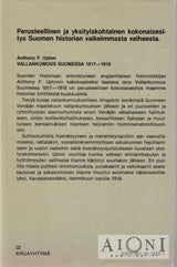 Vallankumous Suomessa 1917-1918 – I Osa - Kirjat