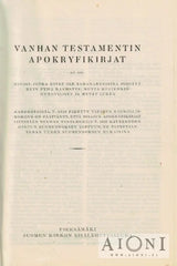 Vanhan testamentin apokryfikirjat Kirjat