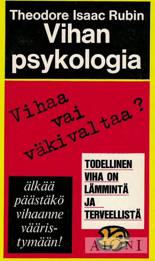 Vihan psykologia Kirjat