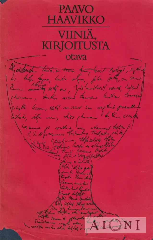 Viiniä kirjoitusta Kirjat