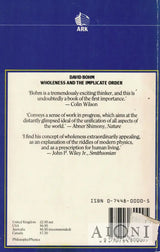 Wholeness and the Implicate Order - Kirjat
