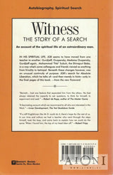 Witness – The Story of a Search - Kirjat